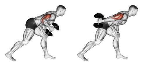 Tricep Dumbbell Kickback