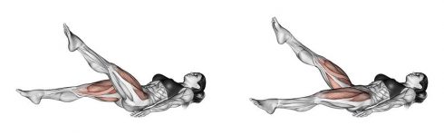 Scissors for Ab Exercises