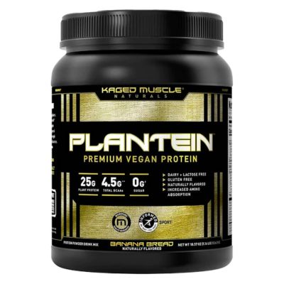 Kaged Plantein Premium Vegan Protein - 8 Gluten-Free Protein Powders for Smoothies and Shakes